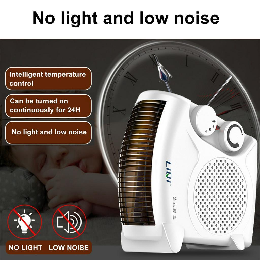 2000W Personal Space Electric Air Heater Fan Warmer Winter Home Office Desktop Electric Heater Portable Electric Fan Heater