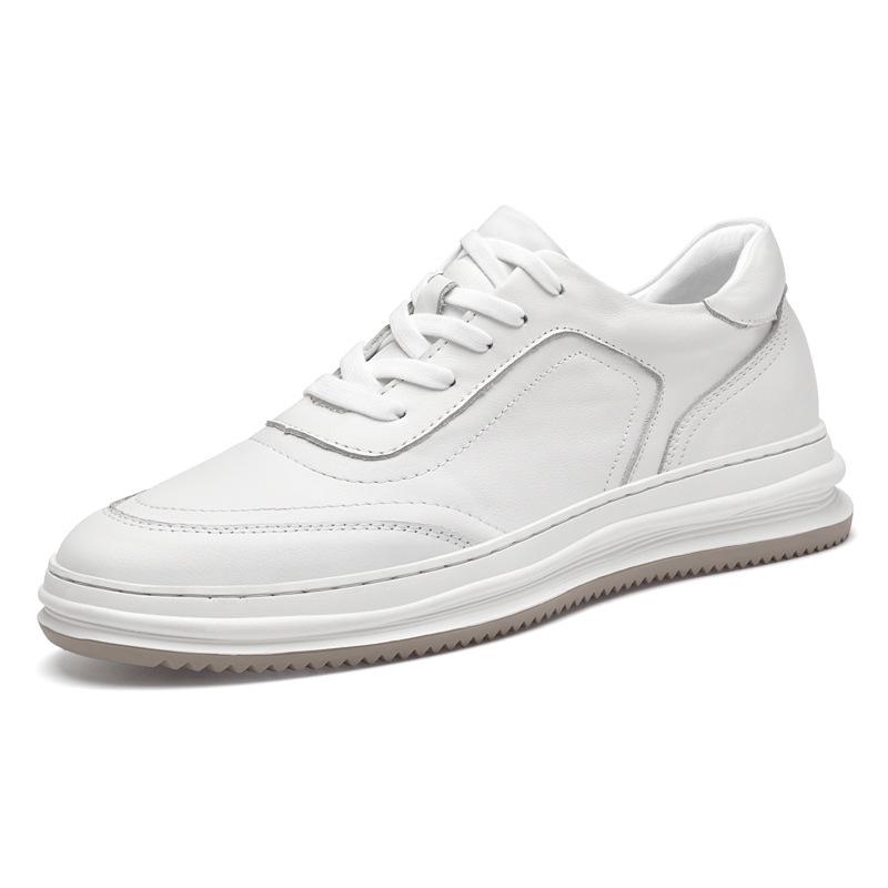 Trendy Men's Shoes Spring and Autumn Little White Shoes Men's Sports and Leisure Shoes Platform Green Versatile Fashion Comfortable Board Shoes