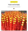 Reflective PU Anti-Collision Bollard: Traffic Intersection Marker, Elastic Lane Divider, Rubber Isolation Post, Road Barrier.