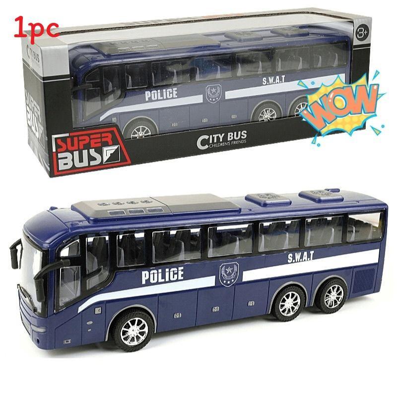 

Childrens Inertia Bus Race Car Toy With Impactresistant Plastic For Kids Development And Parentchild Play
