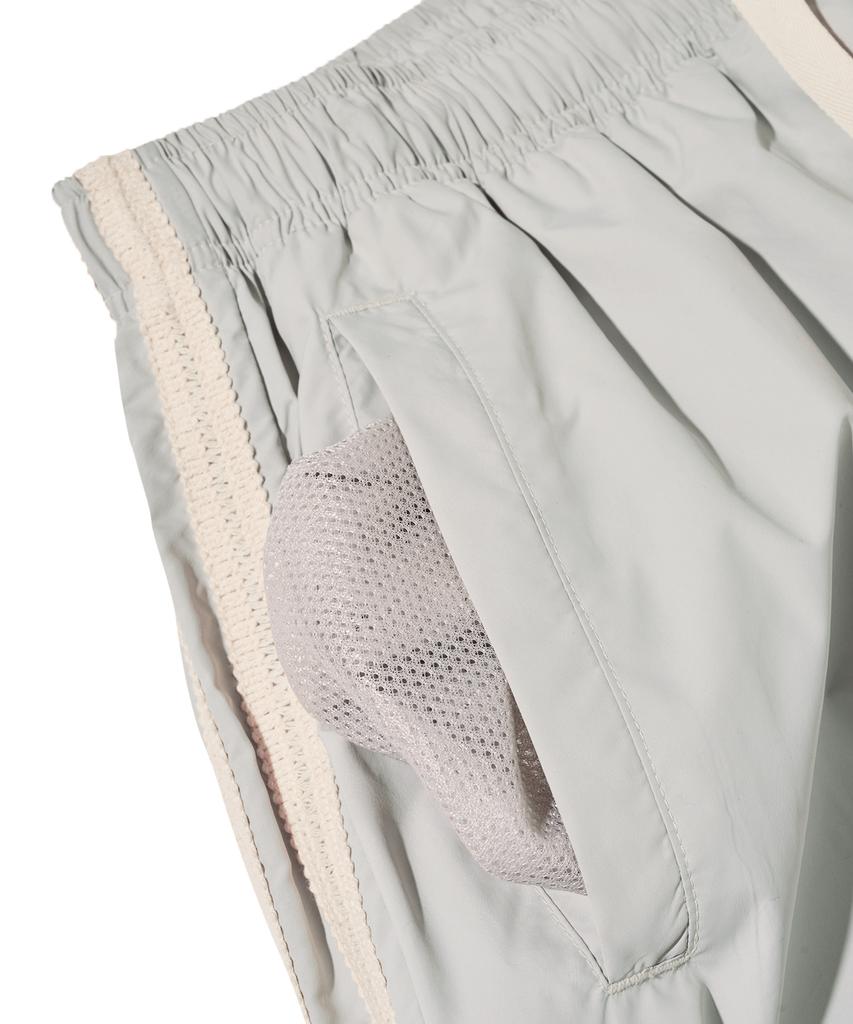 PHYSICAL DEPARTMENT Line Point Pintuck Track Pants_Grey
