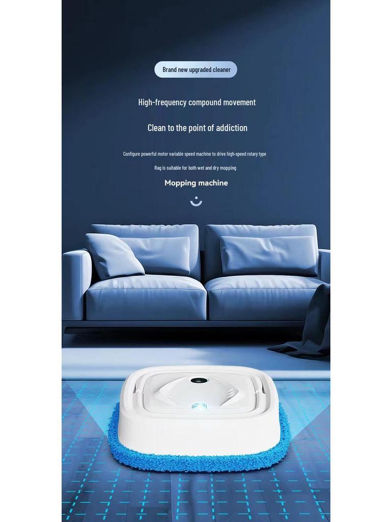 Smart Dual-Use Sweeping and Mopping Robot with Humidifier Function