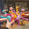 Suction Cup Giraffe Toys and Pull Tube Toys are Perfect for Relieving Stress and are Ideal Travel Toys and Gifts for Cars