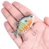 Multi-section Fish Lure Bait8Number Hook6.35CM9.3GBionic Fake Bait Fishing Gear for Tilapia, Bass, and Universal Freshwater and