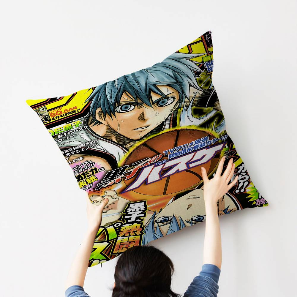 Anime Kurokos Basketball Pillow Anime Pillow Sofa Bed Head Pillow Cover Cushion Cover 45x45 Cm Fashion