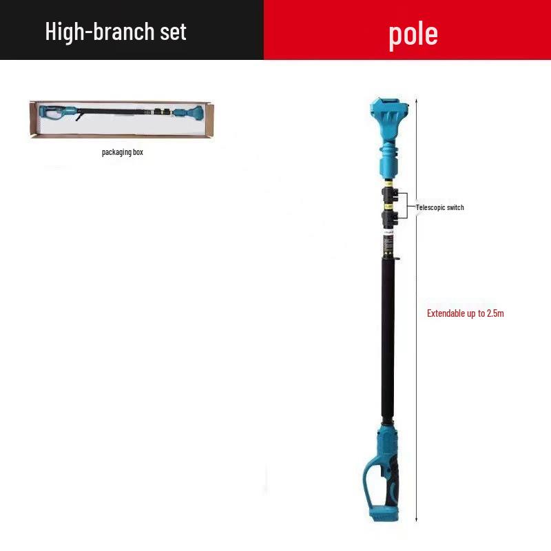 Telescopic Electric Pruning & Chainsaw Kit with Lithium Battery