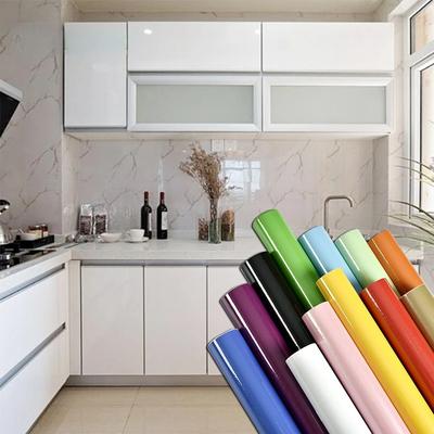 Perlově bílá DIY dekorativní fólie PVC Samolepicí tapeta Nálepky pro renovaci nábytku Kuchyňská skříňka Vodotěsná tapeta