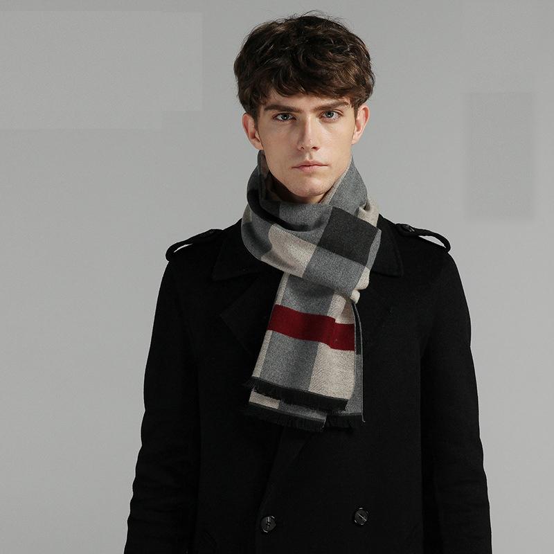 Winter Men Scarf Warm Long Pashmina
