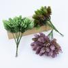 6 Bundles 30 Heads Artificial Plastic Flower Pineapple Grass Hot Sales for Christmas Home Decorative Wreaths Diy Gifts Candy Box