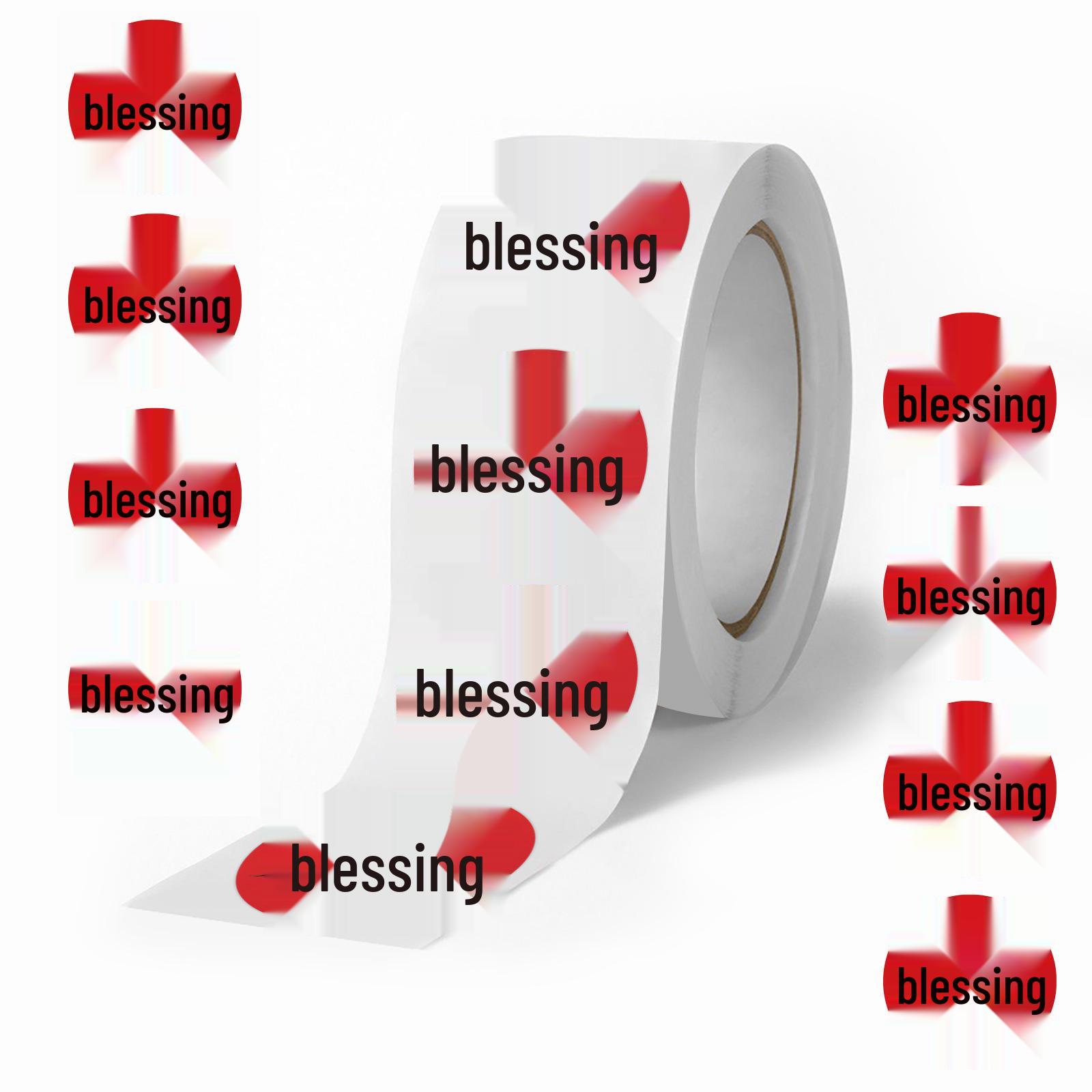

300 Fu Character Round Stickers/Roll - Decorative Sealing and Notebook Stickers