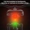 Traffic Light Bicycle Taillight 3 Colors USB Rechargeable Universal MTB Road Mountain Bike Night Riding Warning Strap Rear Lamp Bike Accessories