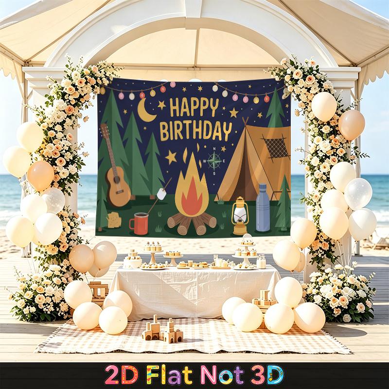 Party Backdrop Happy Birthday Birthday Photo Booth Background Front Door Decor