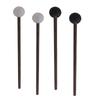 1Pair Drumsticks Steel Tongue Drum Mallets Rubber Head Percussion Sticks for Tongue Drum Glockenspiel Xylophones