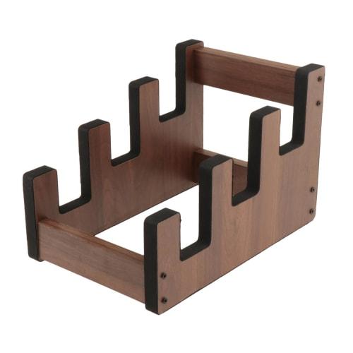 

LOL-FUN 3-Guitar Stand, Wooden Floor-Mounted Guitar Rack, Front Display, Portable Guitar Holder, Electric Guitar Stand, Space-Saving, Multi-Guitar Sta