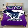 Melbourne Storm Team 3PCS Bedding set,Ideal for 1pc Duvet Cover And 2pcs Pillowcases Perfect for Fan gift,Ideal for Bedroom, Dormitory