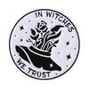 Witch Brooch Gothic Enamel Pin Punk Styles Black Cats Designs Jewelry Accessory For Halloween Outfit Decoration