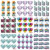 10Pcs/Lot Cartoon Patches For Clothing Animal Colorful Word Patch For Clothes Thermoadhesive Iron On Patches Embroidery Stickers