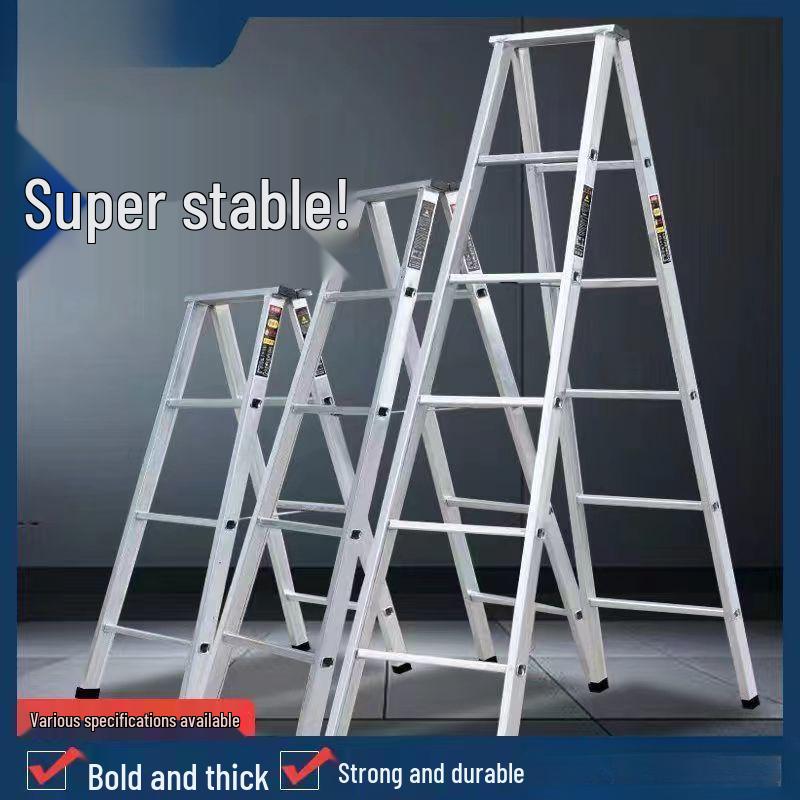 Multi-Functional Folding Carbon Steel A-Frame Ladder with 4-5 Steps for Indoor Use