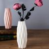 Flower Vase Decoration Home Plastic Vase White Imitation Ceramic Flower Pot