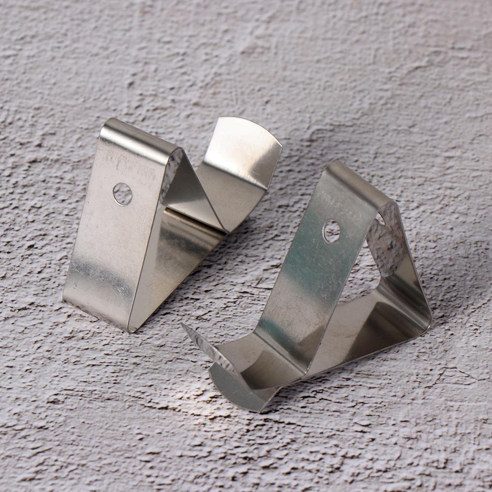 2Pcs Stainless Steel Coffee Cup Clip Barbeque Thermometer Probe Clip Holder Preventing Scald Practical Kitchen Accessories