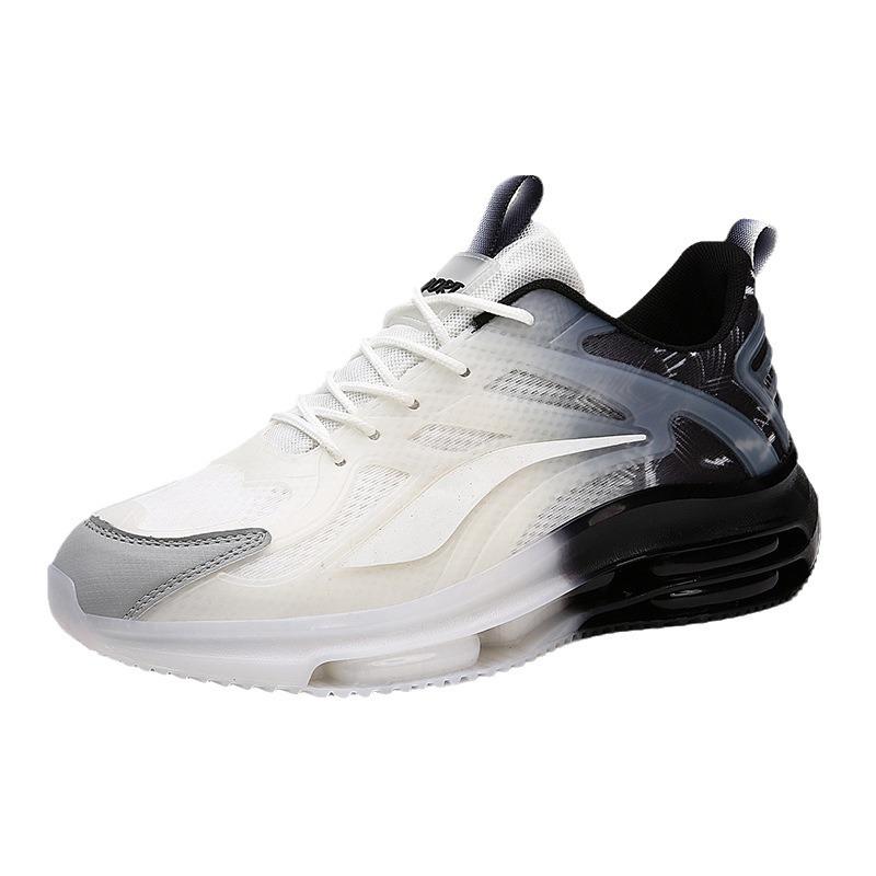 Large Size Spring and Summer Breathable Mesh Casual Sports Shoes Air Cushion Soft Sole Dad Trendy Shoes