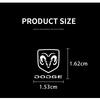 New Car Interior Sticker Central Control Decals Emblem Badge for Dodge Journey Caliber Challenger Charger Ram 1500 Stratus Dart Dakota Durango