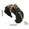 Stylish PU Headbands with Knot Soft Unique Hair Hoop Multiple Styles Headdress for Ladies and Teens