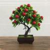 Artificial Fruit Potted Tree Bonsai Living Room Tabletop Decoration Dining Room Green Plant Fake Flower Decoration