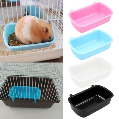 Kunststoff-Futternapf für Hamster, Tiernahrung, Wasser, Futternapf mit Haken, Getränkehalter für Haustierkäfig, für Chinchillas, Hasen, Frettchen