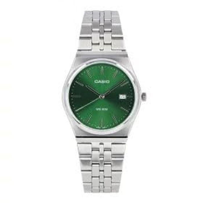 CASIO MTP-B145D-3A (Silver/Green)