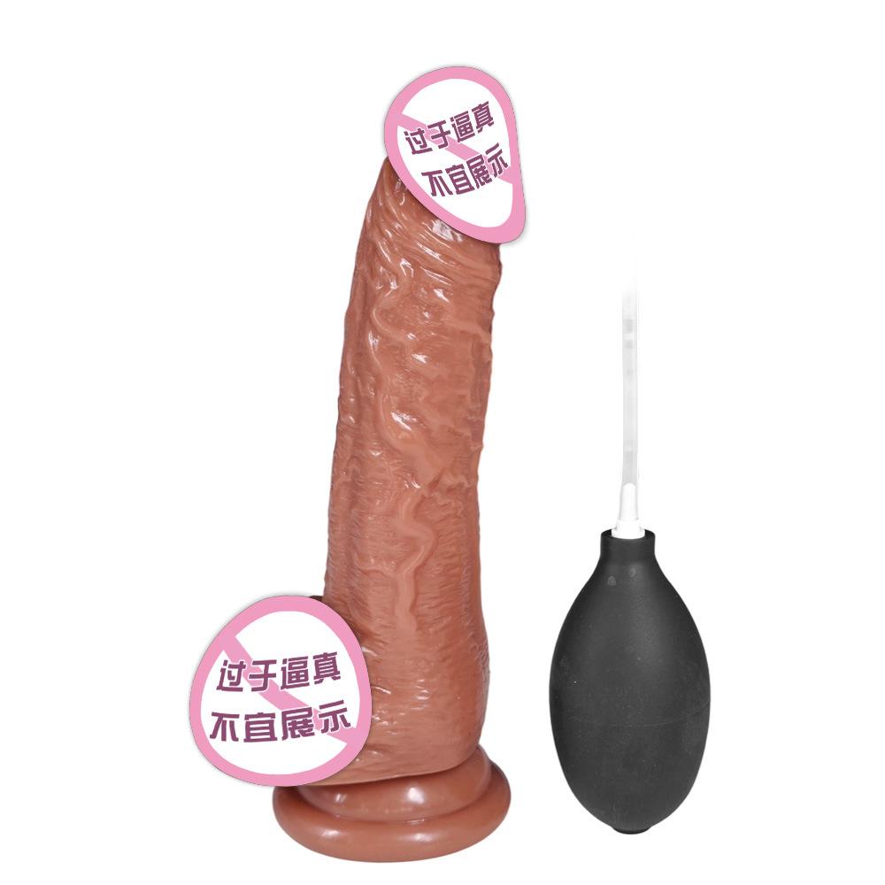 Can Spray Female Masturbator Size Simulation Dildo Shooting Male Root Inverted Model Adult Female Sex Toy