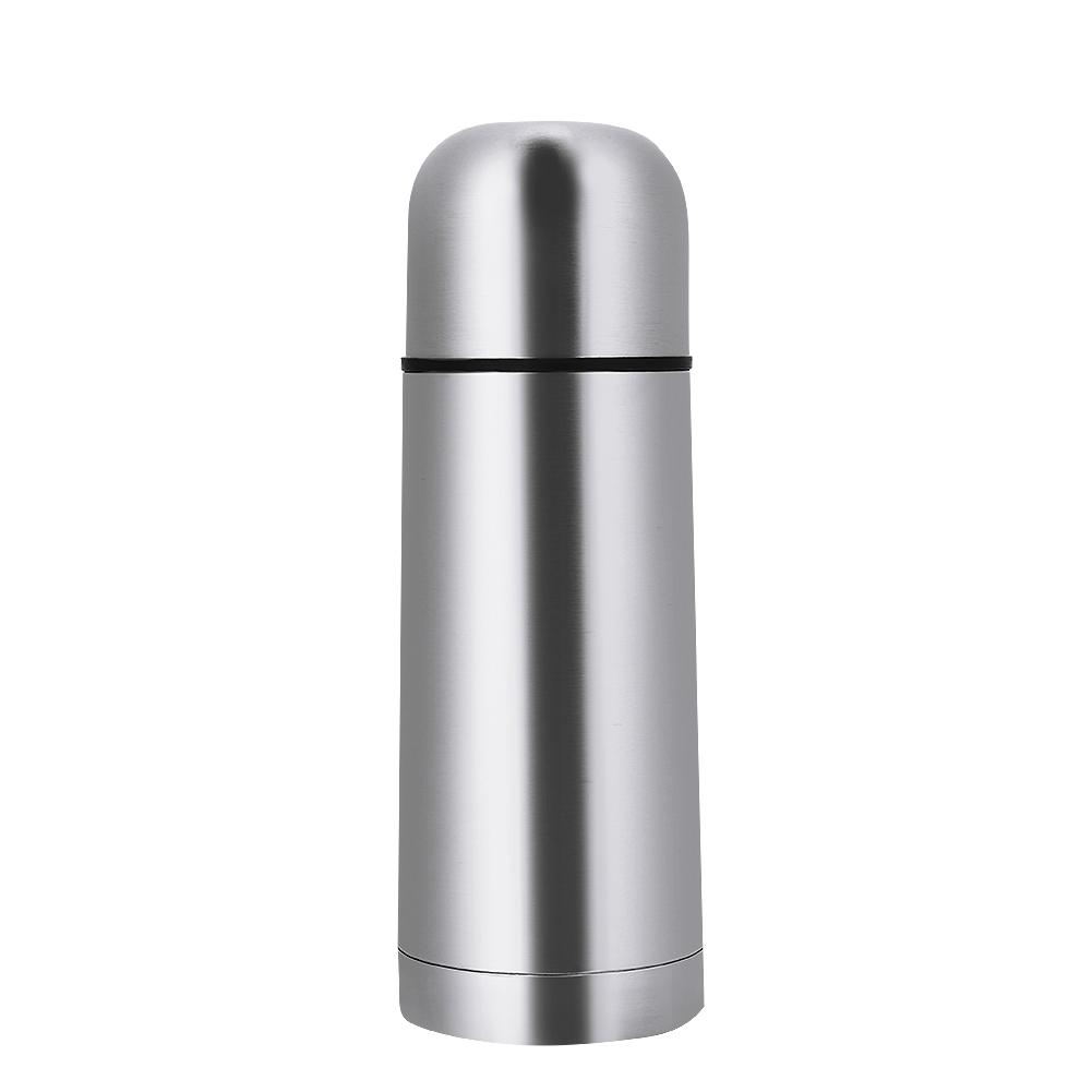 

Stainless Steel Thermos Vacuum Bottle Flask Push Button Lid Insulated Cup 500ml