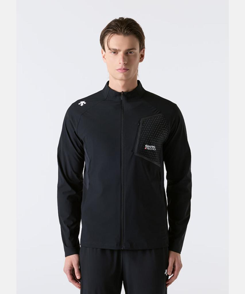 Descente Swiss Triathlon Cooling Tricot Training Jacket Black Sr221Ift42