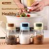Press Type Salt Dispenser 0.5g Quantitative Sugar Bottle Refillable Seasoning Jar  for Home Kitchen