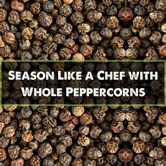 Urban Platter Whole Black Peppercorns, 100g (Whole Spices | Piper Nigrum | Sabut Kali Mirch | Indian Khada Masala)