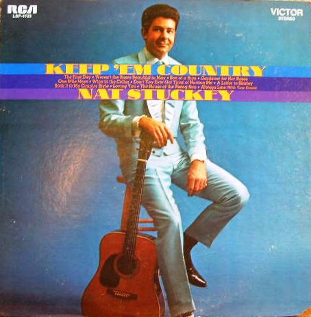 LP Record NAT STUCKEY - Keep 'Em Country LSP4123 RCA Victor 1969 US Folk Used