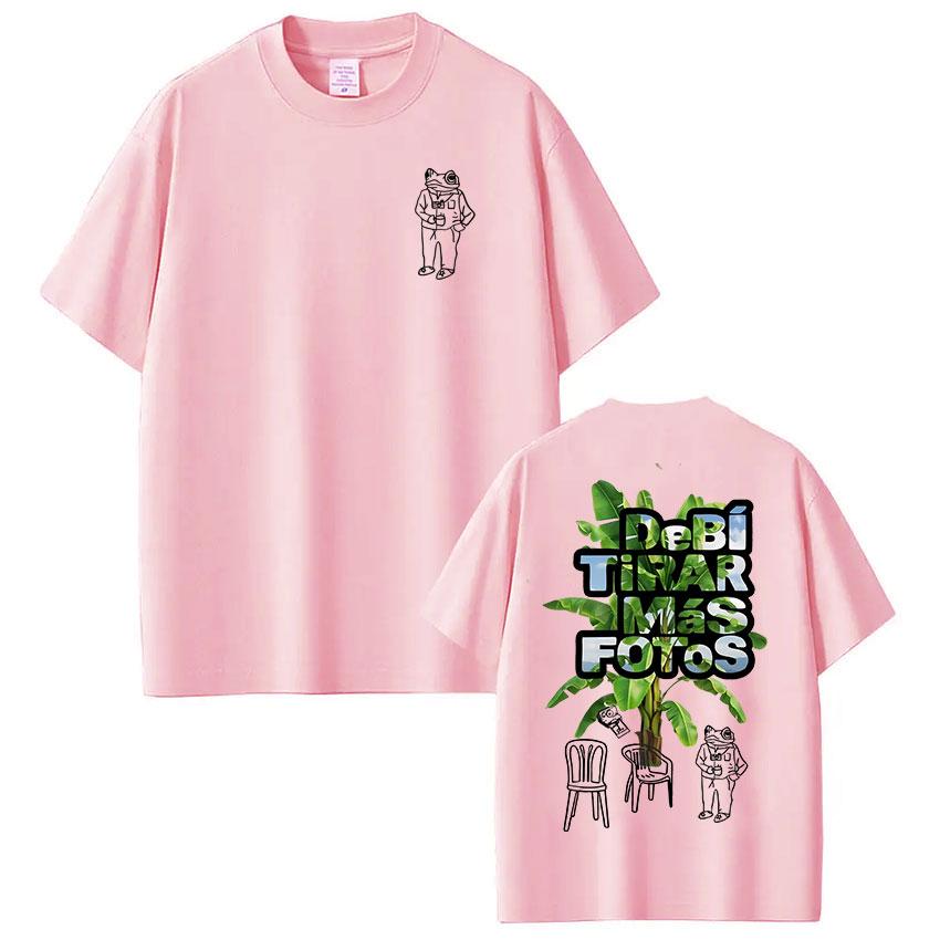 Rapper Bad Bunny T Shirts Debi Tirar Mas Fotos DTMF Tshirts Unisex Women Clothing Fashion 100 Cotton Oversized Tshirt Streetwear