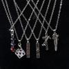 Collana Anime Jujutsu Kaisen Ryomen Sukuna Itadori Yuji Cosplay Oggetti di Scena Ciondoli Anelli Orecchini Per Fan Unisex Gioielli Regali