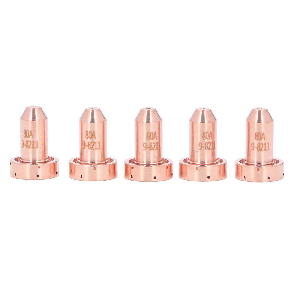 5Pcs Plasma Cutting Torch Tips Consumables 80A Thermal Dynamics SL60 SL100 Nozzle  Replacement