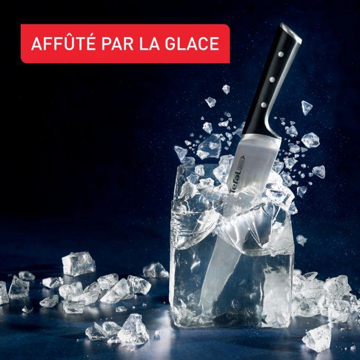 Tefal Ice Force, bloc de couteaux 6 pièces, tranchant supérieur longue durée, K232S574