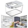 Clear Rice Storage Container Pantry Organization for Household Nuts Kitchen 66Lbs