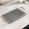 Modern Simple Fruit Plate and Draining Basket - Tray for Dried Fruit, Candy, and Food Storage