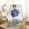 HEARMNY KPOP Kim Soo Hyun Blanket Super Soft Warm Microfiber Fabric Blanket For Couch Throw Travel Adult Blanket 0719