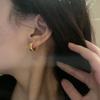 Niche Style Thread Metal Texture Cold Wind Daily Ear Clip