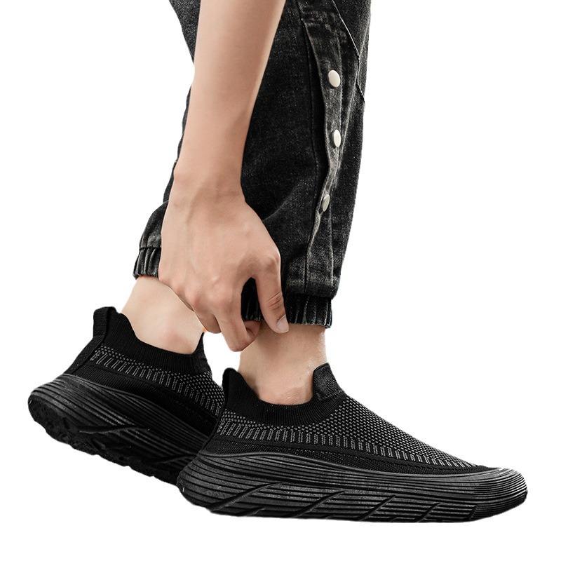 Herrenschuhe Sommer Neu Vielseitig Lässig Sport Laufen Mesh Atmungsaktiv Deodorant Trendschuhe Verschleißfest Hochelastisch
