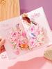 2026 3D Stereo Movable Women's Day Greeting Card for March 8th - Customizable Festival Gift Card