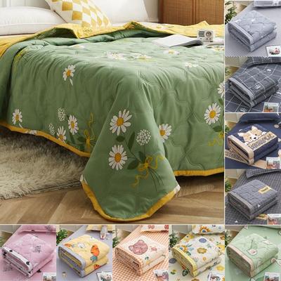 Spring Summer Cotton Blanket Thin Comforter Quilts Adult Children's King Quilt Patchwork Bedspread Luxury Bed Blanket 200x230cm Home Decor