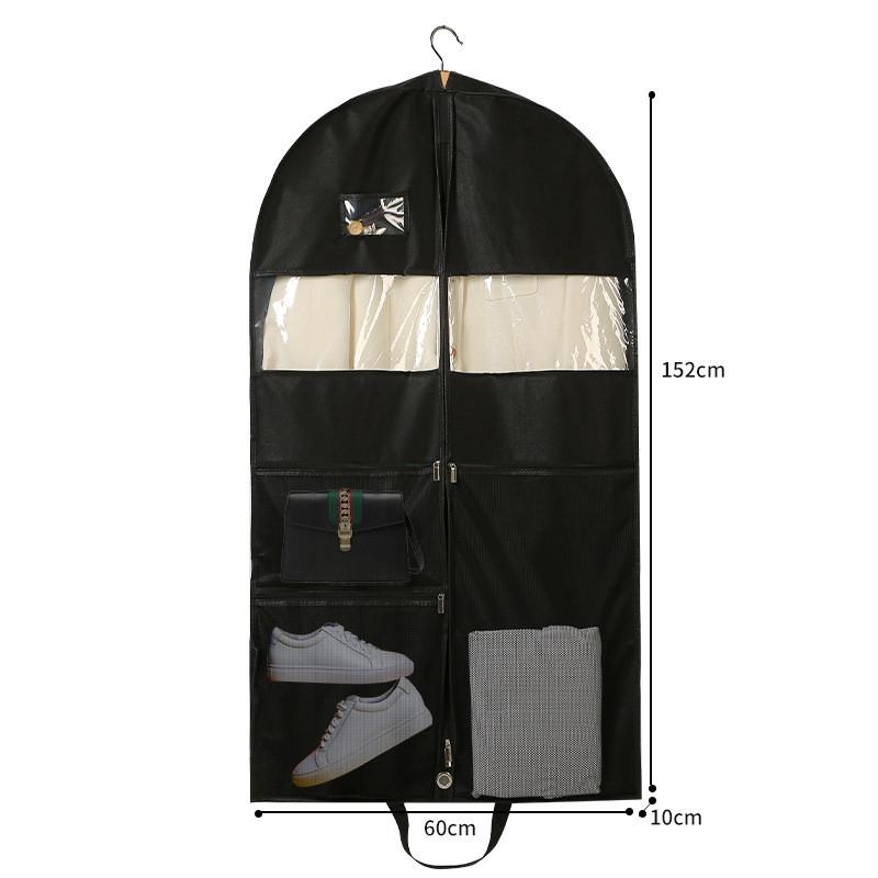 Househome Garment Dust Cover With Nonwoven Fabric For Closet Storage And Protection