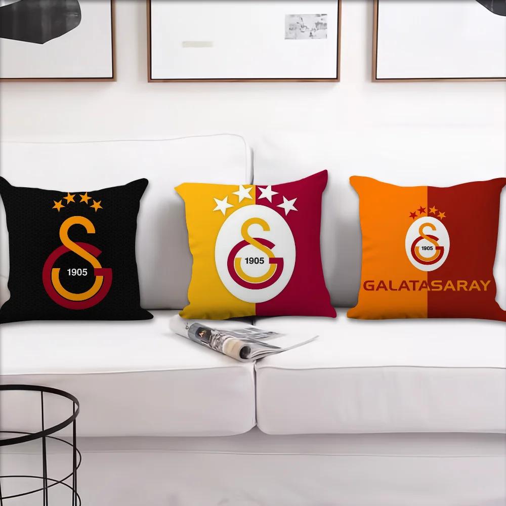 Turkey Sport-G-Galatasaray Club Pillow Case Sofa Bedside Table Bedroom Backrest Living Office Cushion Printed Square Multiple