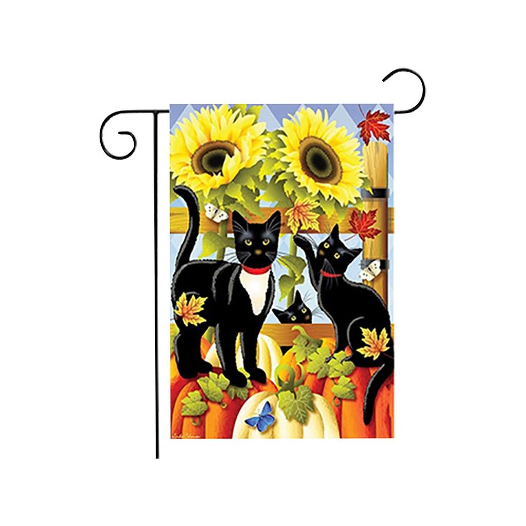 Ahornblatt Sonnenblume Garten Gartenflagge